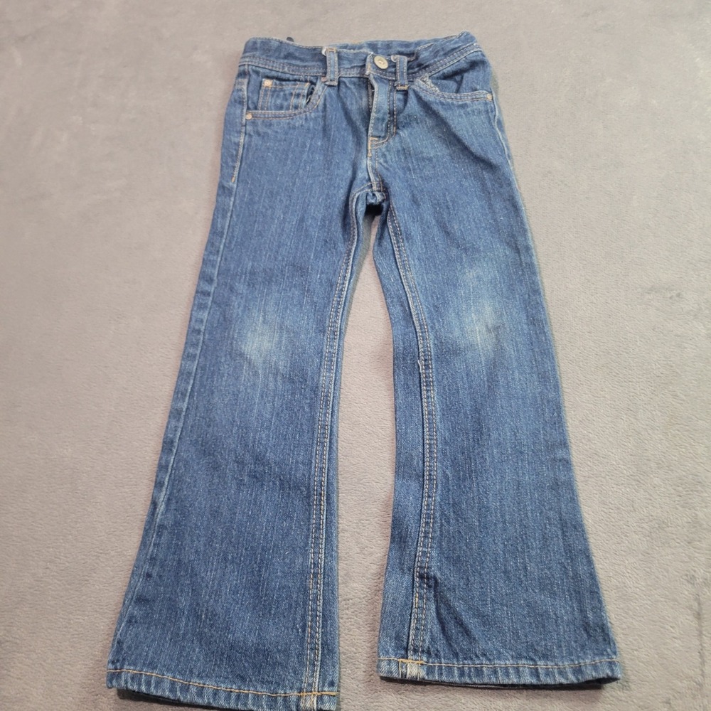 Cherokee Jeans Girls Size 5T Blue Denim Bootcut Flare‎ 100% Cotton Casual Retro